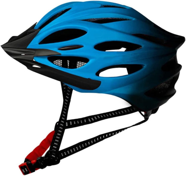 Cycling Helmet Adult Lightweight Bike Helmet Bicycle Helmet with Taillight Adjustable for Men Women Red