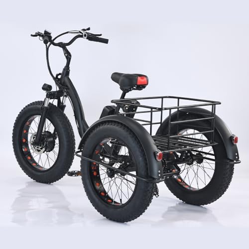 20-inch Fat Tire Folding Electric Sports Bike with Dual Suspension and 7-Speed