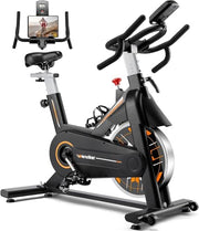 WENOKER Silent Belt Drive Home Exercise Bike: Heavy Flywheel, Digital Monitor