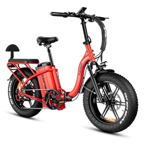 Rattan Ultra Folding Electric Bike: Long Range, 2-Seater, Fat Tires
