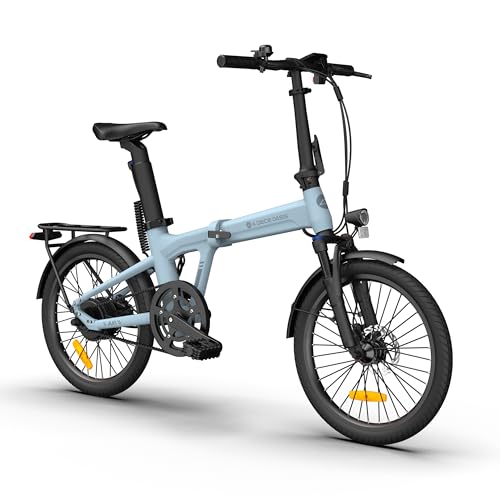 ADO Air20Pro 20-inch Folding Electric Bike for Adults, Bafang Motor, Belt Drive, Hydraulic Disc Brakes