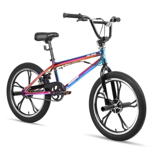 Hiland 20-Inch Kids Freestyle BMX Bike: 360 Rotor, 4 Pegs