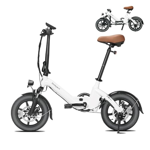 Bodywel T16PRO 14" Folding Electric Bike: Road Legal, 250W, Front Suspension, Disc Brakes