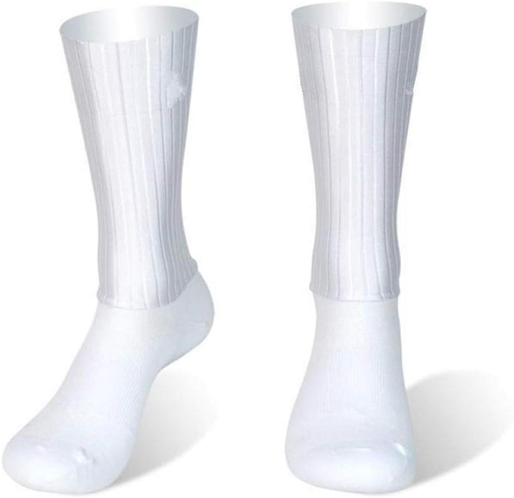 Cycling Socks anti Slip Silicone Summer Aero White Line Cycling Sport Running Socks