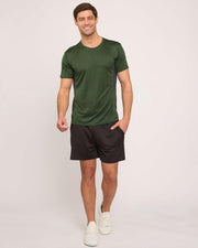 Men'S Mens Dry-Fit Moisture Wicking Active Athletic Performance Crew T-Shirts T-Shirt (Pack of 5)