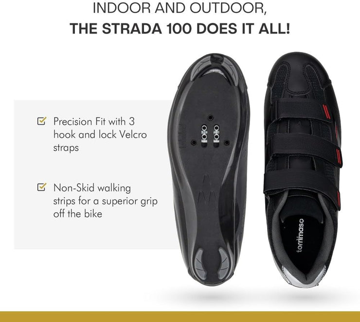 Strada 100 Dual Cleat Compatible Road Bike, Touring, Indoor Cycling Shoe