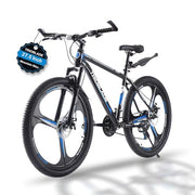 TRIOBLADE Adult Mountain Bike: 3-Spoke Wheels, 21-Speed Shimano, Disc Brakes, Lightweight Frame