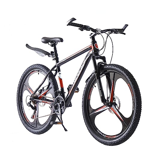 LSBIKE Adult All-Terrain Mountain Bike: 21-Speed, Dual Suspension, Disc Brakes