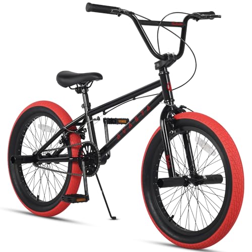 AVASTA Durable Hi-Ten Steel Freestyle BMX Bike for Kids & Beginners, 18/20-inch Wheels