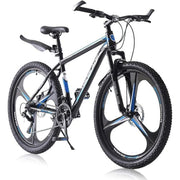 LSBIKE Adult All-Terrain Mountain Bike: 21-Speed, Dual Suspension, Disc Brakes