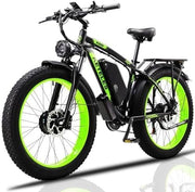 All-Terrain Electric Fat Tire Mountain Bike, 26-inch Wheels, 70+ Miles Range