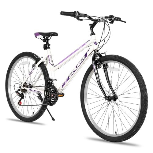 Hiland 21-Speed Mountain Bike with Dual V-Brakes for Youth and Adults