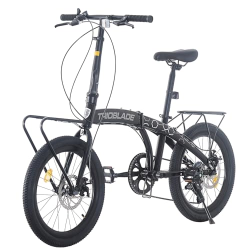 TRIOBLADE 20" Folding Bike: 7-Speed Shimano, Lightweight Aluminum Frame, Disc Brakes