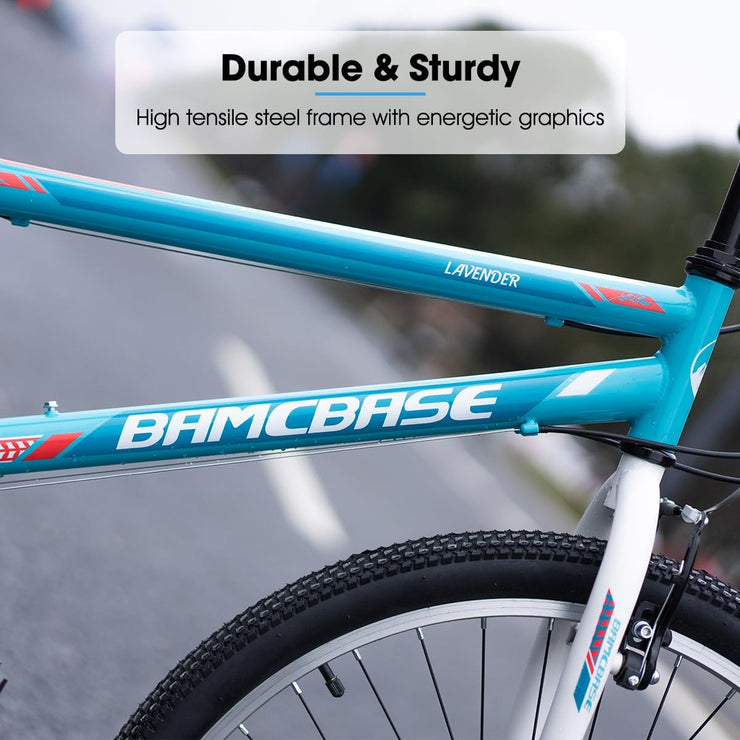 Hiland 21-Speed Mountain Bike with Dual V-Brakes for Youth and Adults