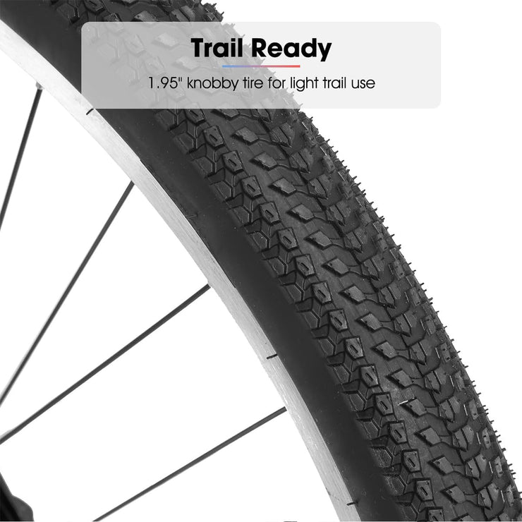 Hiland 18-Speed High Carbon Steel Mountain Bike for All-Terrain Adventures