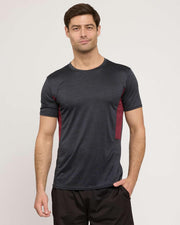 Men'S Mens Dry-Fit Moisture Wicking Active Athletic Performance Crew T-Shirts T-Shirt (Pack of 5)