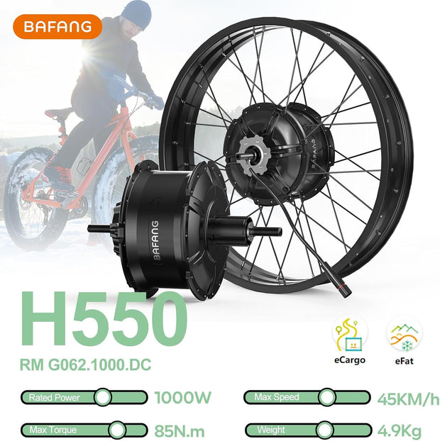 Powerful BAFANG G062 48V 1000W Fat Bike Electric Conversion Kit