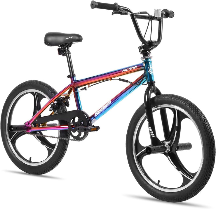 Hiland 20-Inch Kids Freestyle BMX Bike: 360 Rotor, 4 Pegs