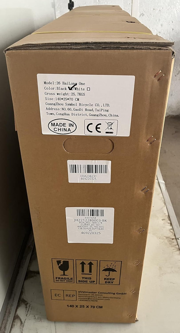 Fafrees Hailong One 26-inch Electric City Bike, 468Wh Battery, 250W Motor