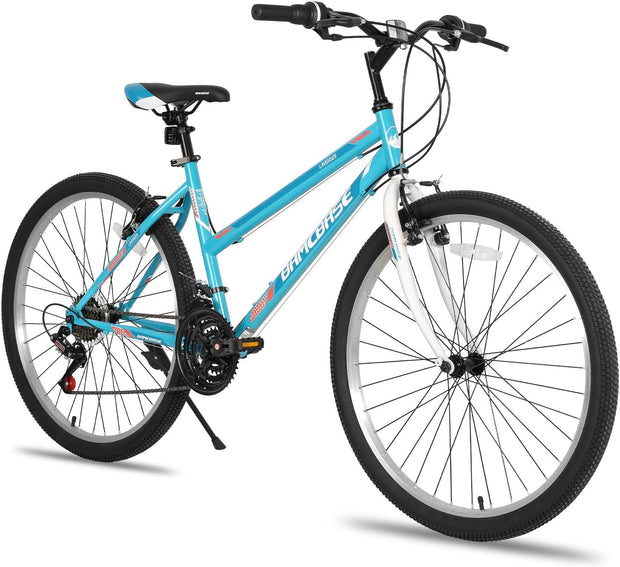 Hiland 21-Speed Mountain Bike with Dual V-Brakes for Youth and Adults