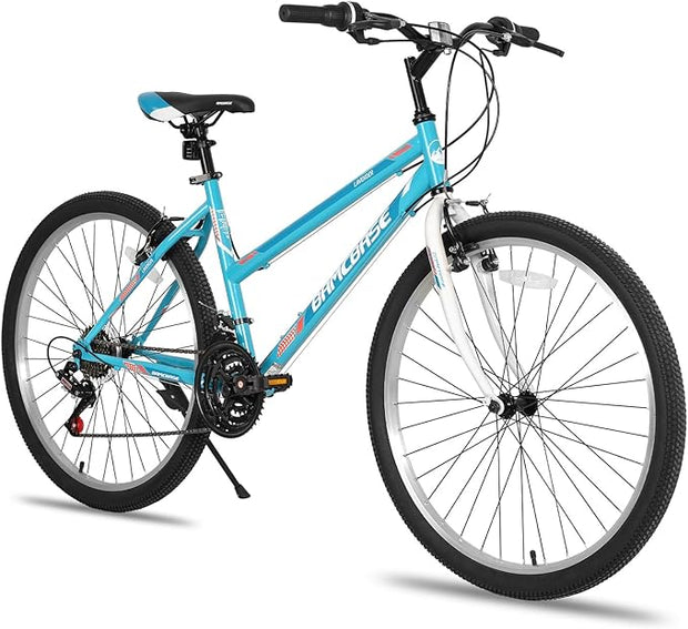 Hiland 21-Speed Mountain Bike with Dual V-Brakes for Youth and Adults