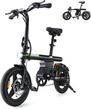 Finbike U1 14-inch Folding Electric Bike: LCD, 15.5mph, 28-Mile Range