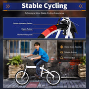 GDSKR 20-inch Foldable 6-Speed Carbon Steel Commuter Bike for Adults & Teens