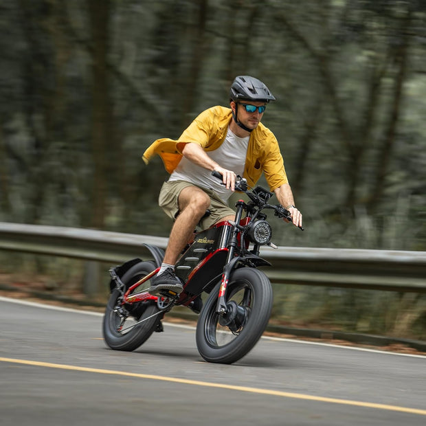 RZOGUWEX X7 20-inch Off-Road Dual Motor E-Bike 48V 30Ah Battery