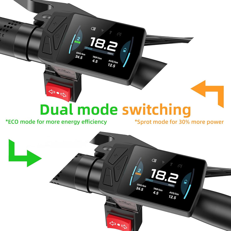 ADO Air20Pro 20-inch Folding Electric Bike for Adults, Bafang Motor, Belt Drive, Hydraulic Disc Brakes