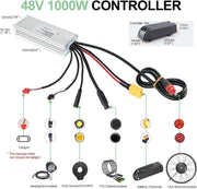 Powerful BAFANG G062 48V 1000W Fat Bike Electric Conversion Kit