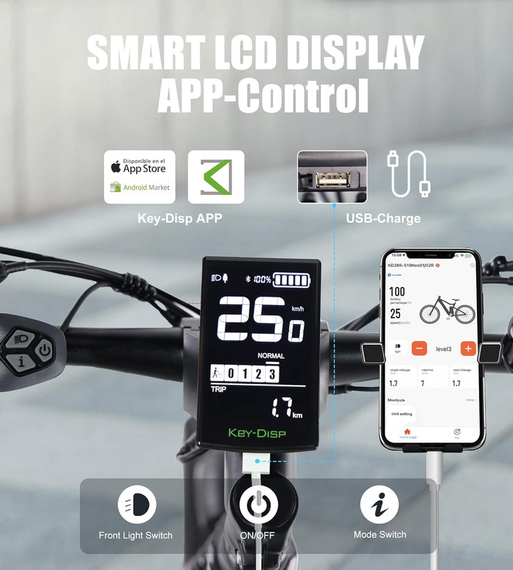 VARUN M27-1 Electric Mountain Bike: 27.5-inch Wheels, 48V Long Range