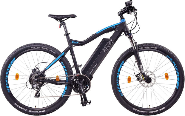 NCM Moscow Plus Electric Mountain Bike: 250W E-MTB, 48V 16Ah, All-Terrain Adventure