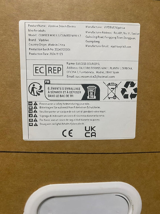 Vipdrive 48V 13Ah Electric Fat Tire E-Bike, 26x4, 7-Speed, Adults