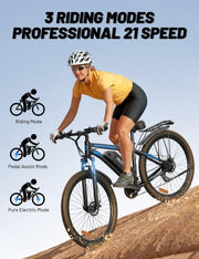 DUOTTS C29 29-inch Electric Mountain Bike: 48V 15Ah Battery, 250W Motor