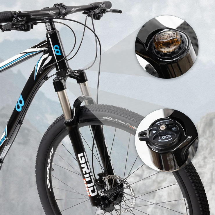 CyclingDeal Challenger 1.0 Mountain Bike: 29er Hardtail, Shimano 27-Speed, Aluminum Frame