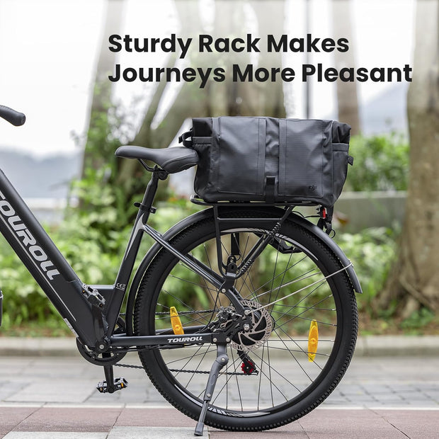 Touroll J1 ST 27.5" Electric Commuter & Trekking E-Bike, 62-Mile Range