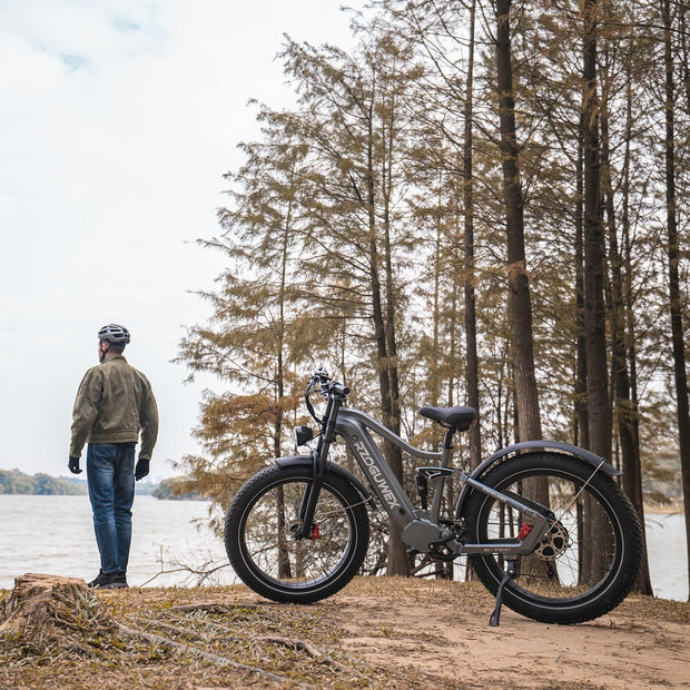 Adventure-Ready 26-inch Off-Road E-Bike: 48V 25Ah Battery, Dual Suspension, 7-Speed