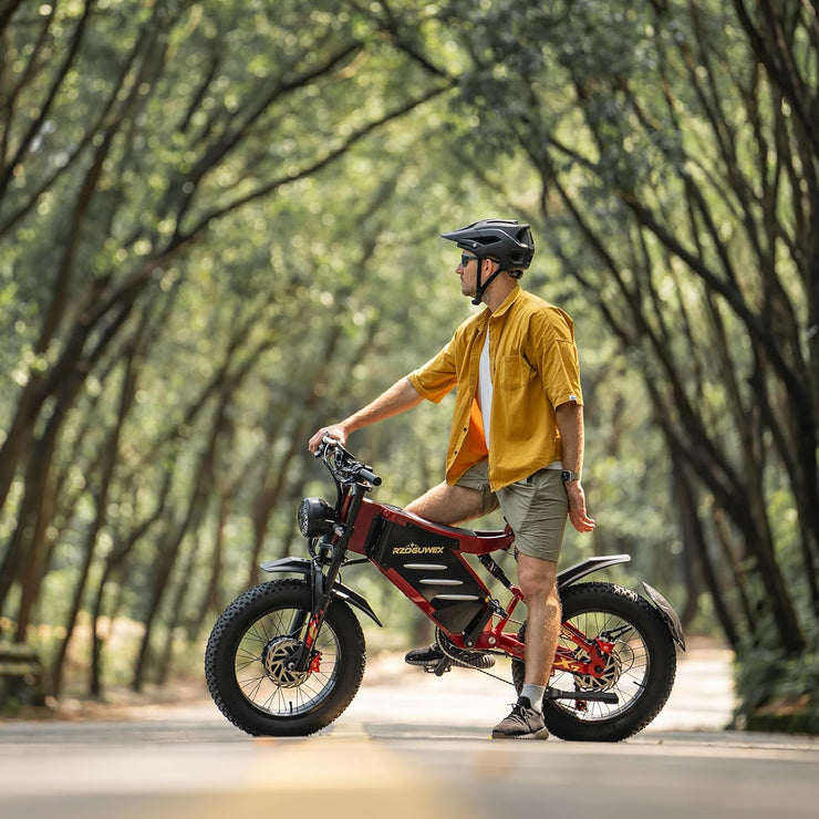 RZOGUWEX X7 20-inch Off-Road Dual Motor E-Bike 48V 30Ah Battery