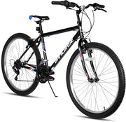 Hiland 18-Speed High Carbon Steel Mountain Bike for All-Terrain Adventures