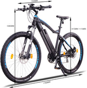 NCM Moscow Plus Electric Mountain Bike: 250W E-MTB, 48V 16Ah, All-Terrain Adventure