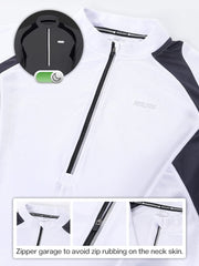 Cycling Jersey Mens Long Sleeve Mountain Bike Jersey Half Zipper Cycling Top Clothing 6031