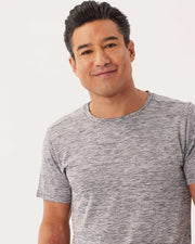 Men'S Mens Dry-Fit Moisture Wicking Active Athletic Performance Crew T-Shirts T-Shirt (Pack of 5)