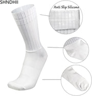 Cycling Socks anti Slip Silicone Summer Aero White Line Cycling Sport Running Socks